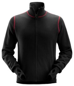 1563 Chaqueta de rizo de lana ProtecWork negro