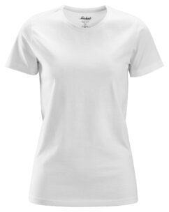 2516 Camiseta de manga corta para mujer blanco