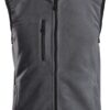 8024 Chaleco de forro polar AllroundWork Polartec® gris acero/ negro