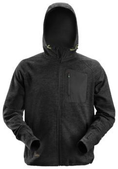 8041 Sudadera con capucha y forro polar Flexiwork Negro