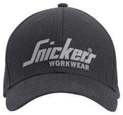 9041 Gorra con logo 3D Negro