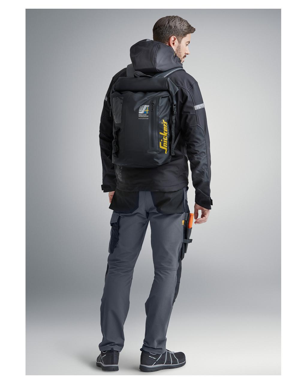 9623 Mochila impermeable negro - Imagen 3