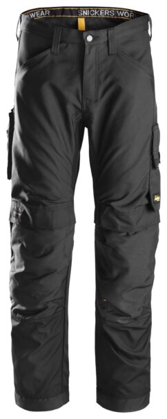 6301 Pantalones largos de trabajo AllroundWork color negro