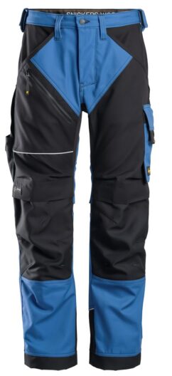 6314 Pantalones largos de trabajo Canvas+ RuffWork Azul verdadero/Negro