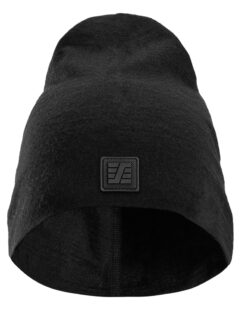 9009 Gorro de lana Merino negro
