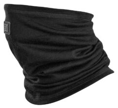 9022 Braga de cuello multifunción 100% lana Merino negro