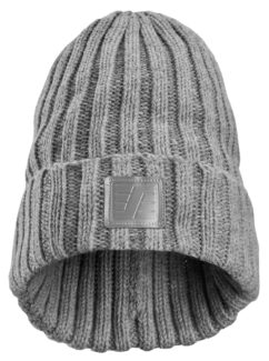 9027 Gorro reflectante gris jaspeado