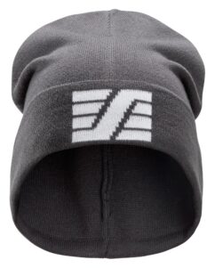 9035 Gorro para el uso diario 100% acrílico gris acero-blanco