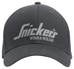 9041 Gorra con logo 3D Gris Acero