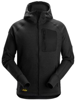8041 Sudadera con capucha y forro polar Flexiwork negro