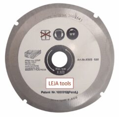 Disco tronzador fresador para amoladoras angulares de 4 dientes