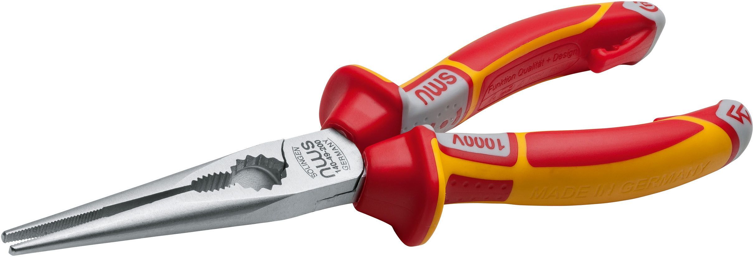 Alicate boca semiredonda recta Serie 49 VDE