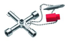 Llave para armarios de control y sistemas de paso