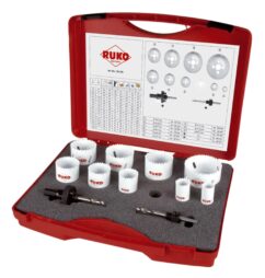 Juego de 11 coronas perforadoras HSS-Co 8 para fontanería