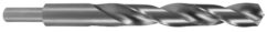 Broca helicoidal DIN 338 tipo N HSS rectificada con mango reducido