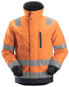 1130 Chaqueta de alta visibilidad clase 3 con aislamiento 37.5® AllroundWork naranja/ gris acero