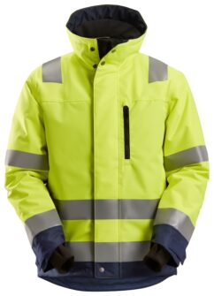 1130 Chaqueta de alta visibilidad clase 3 con aislamiento 37.5® AllroundWork amarillo/ azul marino