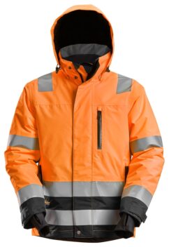 1132 Chaqueta con aislamiento 37.5® impermeable de alta visibilidad clase 3 naranja/ negro