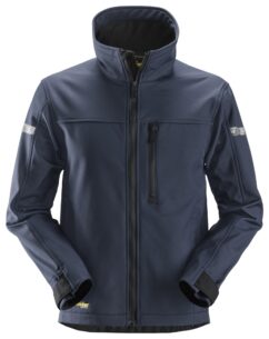 1200 Chaqueta Softshell AllroundWork azul marino/ negro