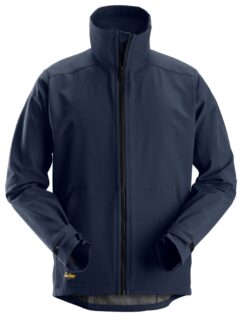 1205 Chaqueta cortaviento SoftShell AllroundWork azul marino