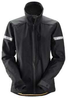 1207 Chaqueta de mujer softshell AllroundWork negro