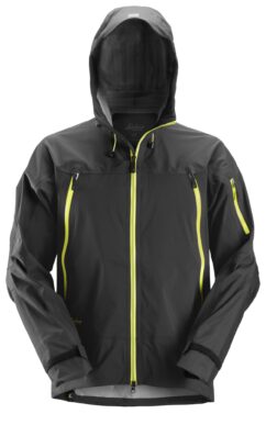 1300 Chaqueta impermeable elástica FlexiWork negro