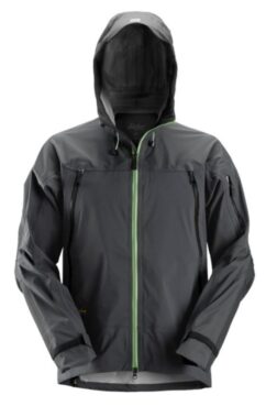 1300 Chaqueta impermeable elástica FlexiWork gris acero