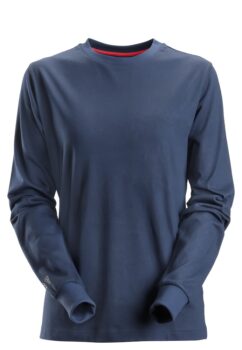 2467 Camiseta de manga larga para mujer ProtecWork azul marino
