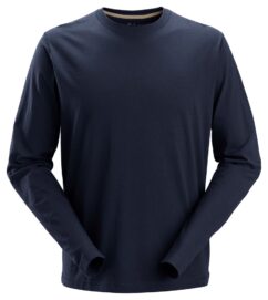 2496 Camiseta de manga larga azul marino