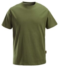 2502 Camiseta de manga corta clásica verde khaki