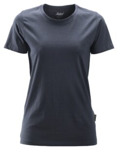 2516 Camiseta de manga corta para mujer azul marino