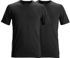 2529 Camisetas de manga corta (pack de 2 unidades) negro