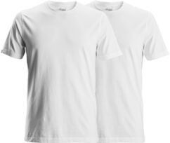 2529 Camisetas de manga corta (pack de 2 unidades) blanco