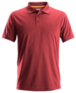 2721 Polo de manga corta AllroundWork rojo