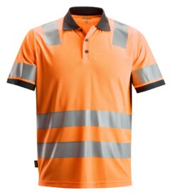 2730 Polo de manga corta alta visibilidad clase 2 naranja