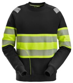 2830 Sudadera alta visibilidad clase 1 negro-amarillo