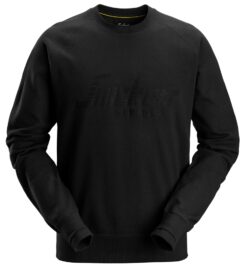 2892 Sudadera con logo negro