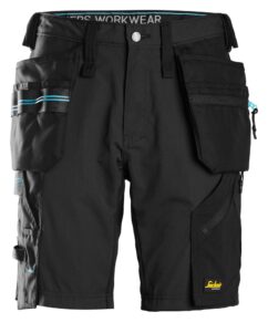 6110 Pantalones cortos de trabajo LiteWork 37.5® con bolsillos flotantes negro