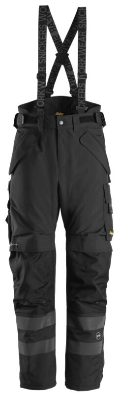 6620 Pantalones largos de trabajo impermeables 37.5® acolchados con doble capa AllroundWork negro