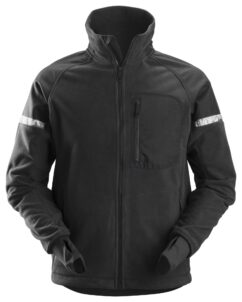 8005 Chaqueta polar cortavientos AllroundWork negra