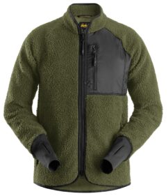 8021 Chaqueta de pelo AllroundWork verde kaki/ negra