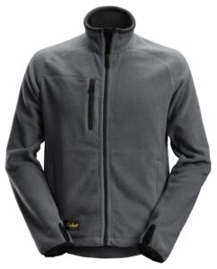 8022 Chaqueta de forro polar Polartec® AllroundWork gris acero/ negro
