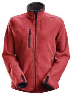 8027 Chaqueta forro polar de mujer AllroundWork Polartec® rojo/ negro
