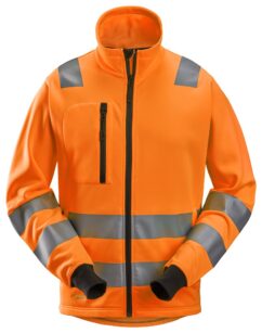 8036 Chaqueta con cremallera completa de alta visibilidad clase 2/3 naranja