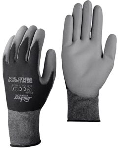 9321 Par de guantes Precision Flex Light Negro / Gris