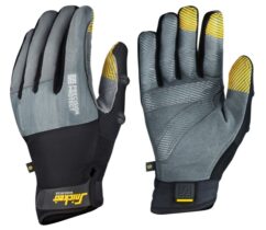 9574 Par de guantes Precision Protect Negro / Gris